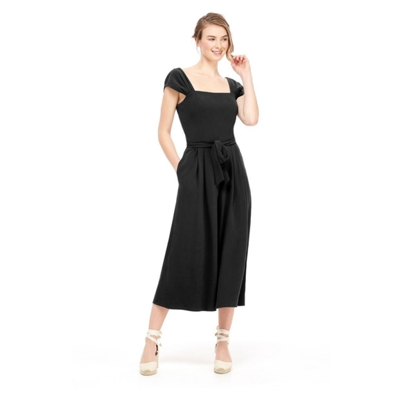 Gal Meets Glam - Veronica Black Jumpsuit/Romper - Picture 4 of 7